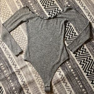 Off the shoulder body suit